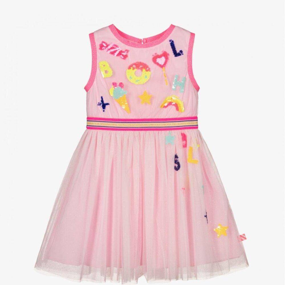 Beautiful Billieblush fancy pink tulle dress, size 10. New without tags donuts